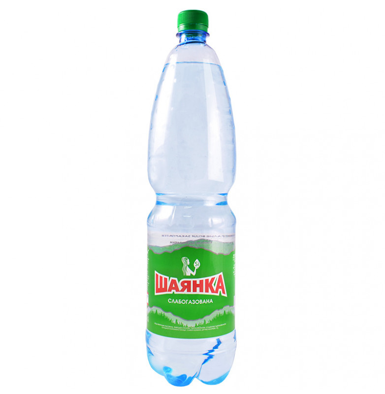 Столова мінеральна слабогазована вода Шаянка 1,5 л